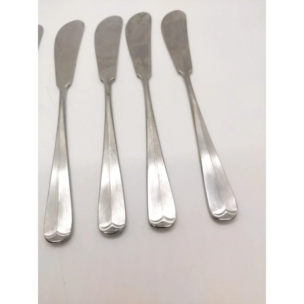 Towle LIBERTY BELL Stainless 7 Butter Spreaders Supreme Cutlery Satin Flatware